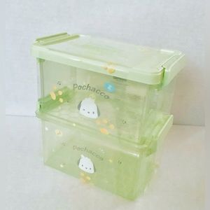 Sanrio Pochacco Buckle Series Storage Box (Double-layered)